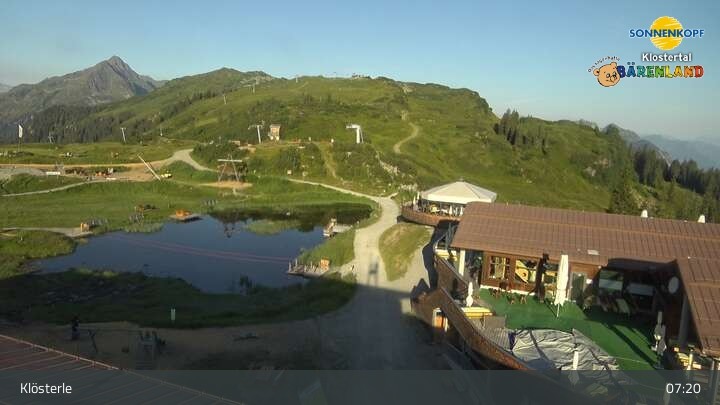Archiv Foto Webcam Klostertal, Bergstation Sonnenkopf