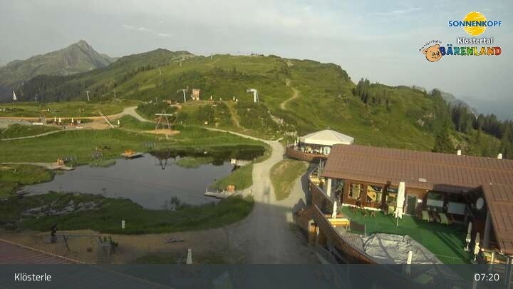 Archiv Foto Webcam Klostertal, Bergstation Sonnenkopf