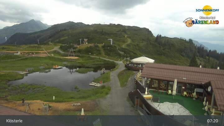 Archiv Foto Webcam Klostertal, Bergstation Sonnenkopf