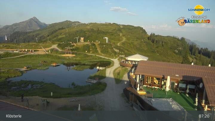 Archiv Foto Webcam Klostertal, Bergstation Sonnenkopf