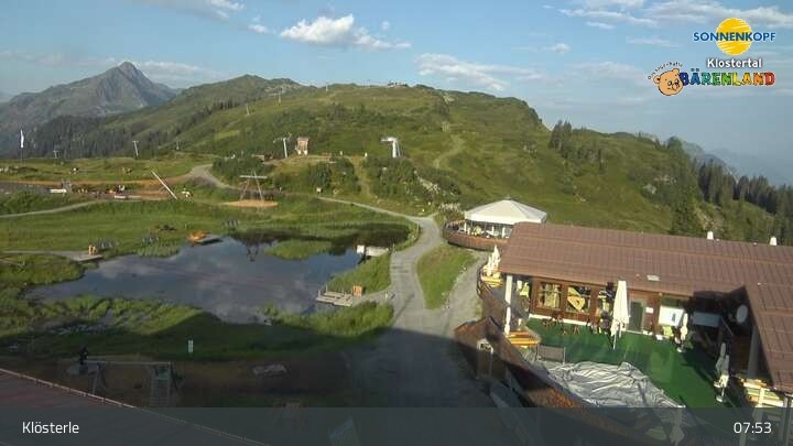 Archiv Foto Webcam Klostertal, Bergstation Sonnenkopf
