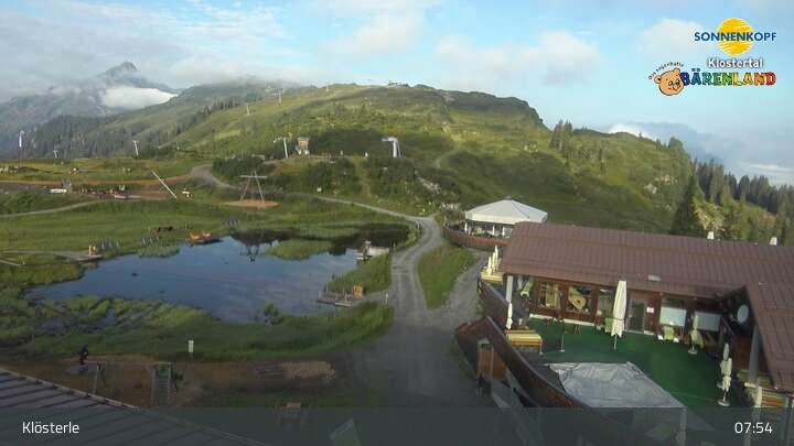 Archiv Foto Webcam Klostertal, Bergstation Sonnenkopf