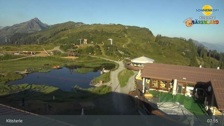 Archiv Foto Webcam Klostertal, Bergstation Sonnenkopf