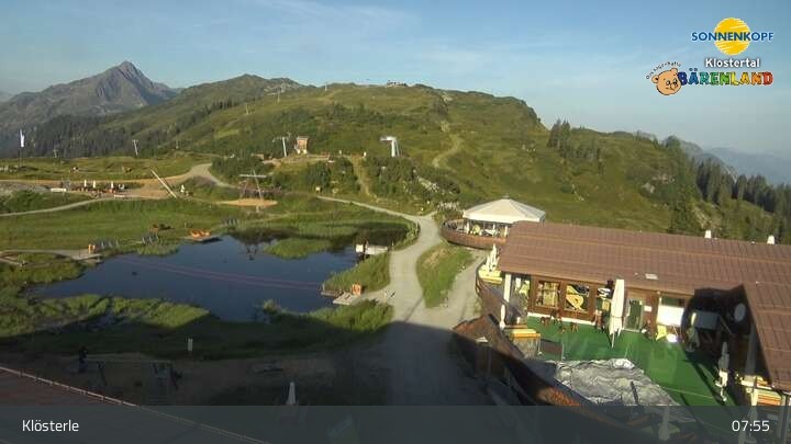 Archiv Foto Webcam Klostertal, Bergstation Sonnenkopf