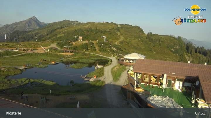 Archiv Foto Webcam Klostertal, Bergstation Sonnenkopf