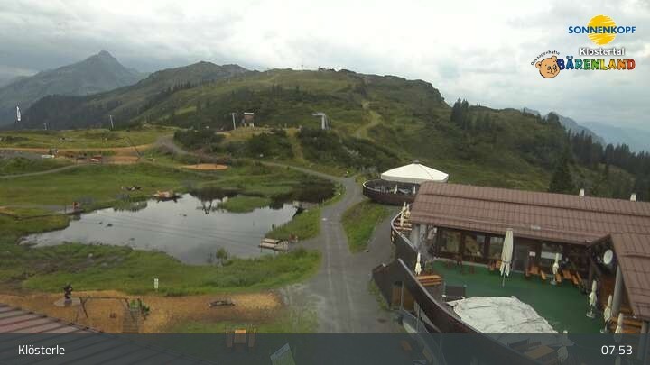 Archiv Foto Webcam Klostertal, Bergstation Sonnenkopf