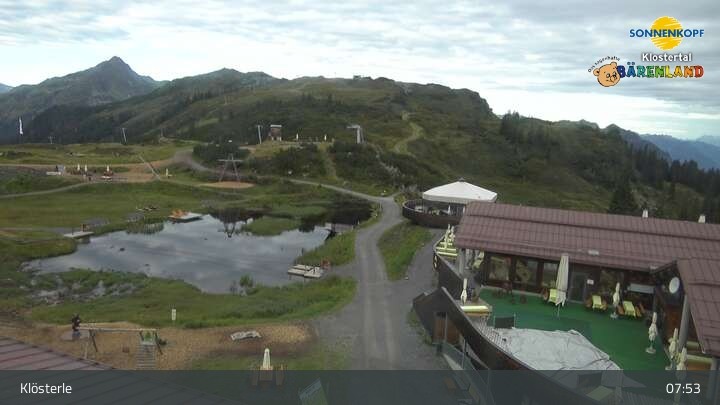 Archiv Foto Webcam Klostertal, Bergstation Sonnenkopf