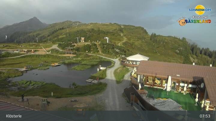 Archiv Foto Webcam Klostertal, Bergstation Sonnenkopf
