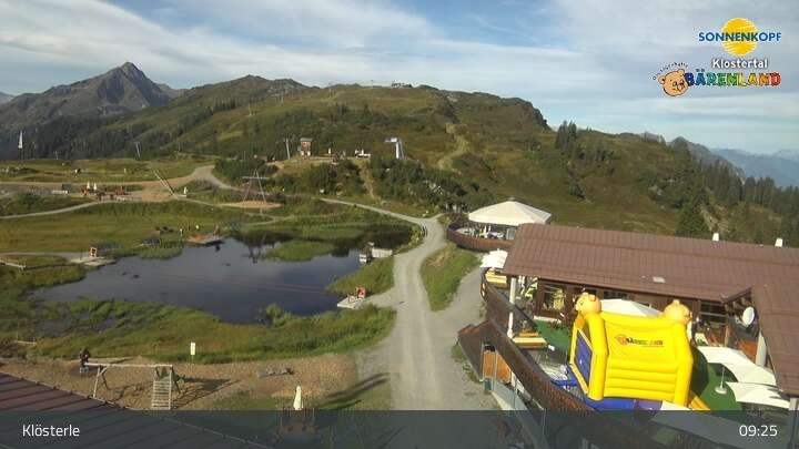 Archiv Foto Webcam Klostertal, Bergstation Sonnenkopf