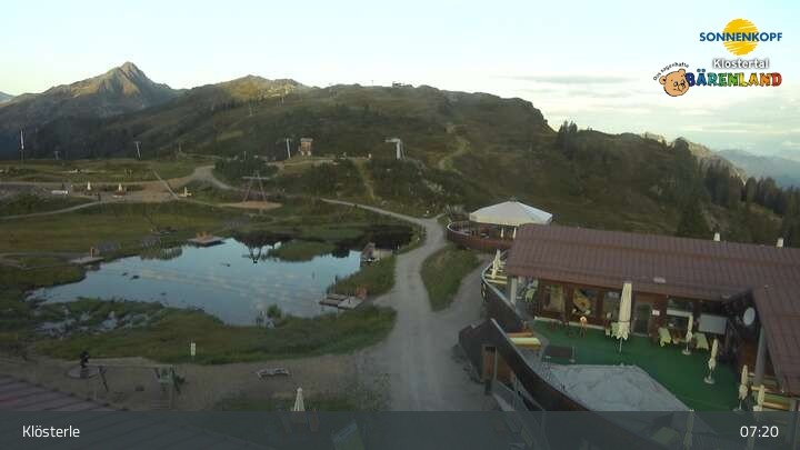 Archiv Foto Webcam Klostertal, Bergstation Sonnenkopf