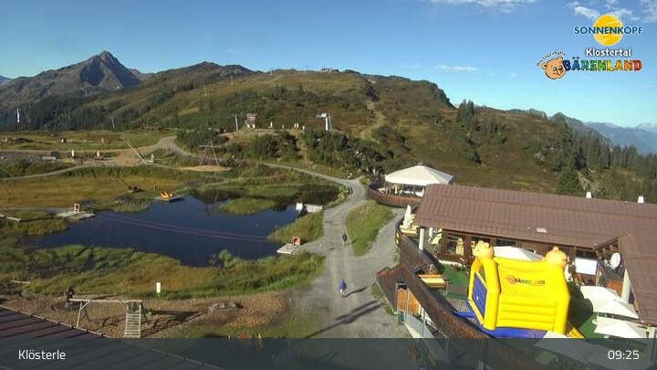 Archiv Foto Webcam Klostertal, Bergstation Sonnenkopf