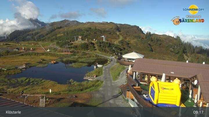 Archiv Foto Webcam Klostertal, Bergstation Sonnenkopf