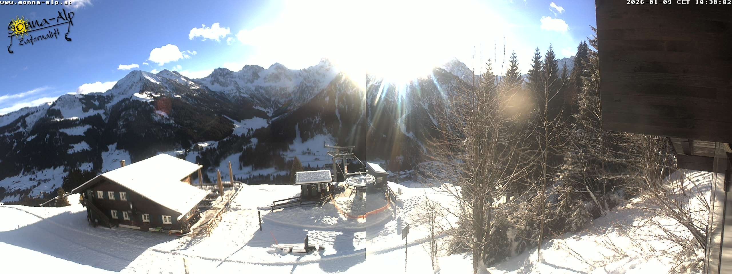 Archived image Webcam Sonna-Alp, Mittelberg
