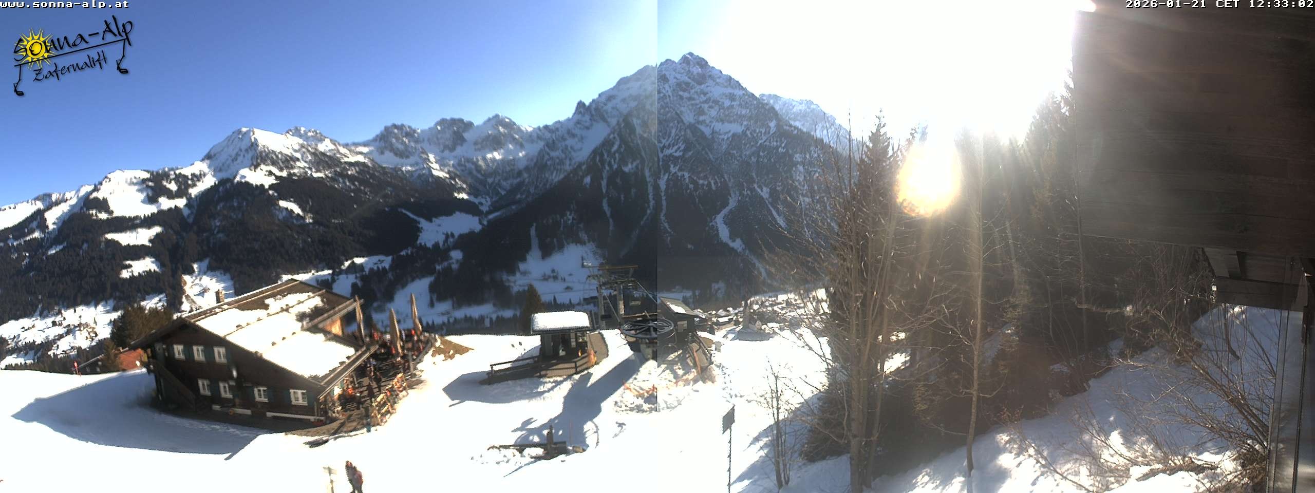 Archived image Webcam Sonna-Alp, Mittelberg