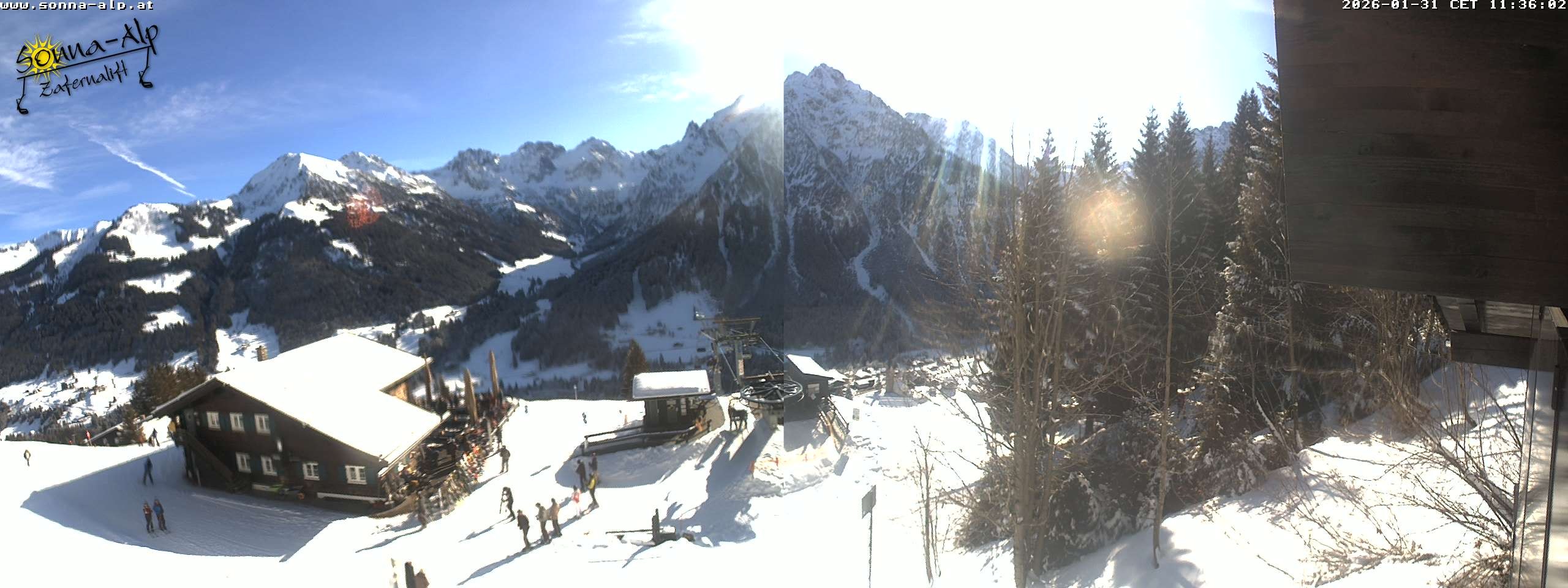 Archiv Foto Webcam Sonna Alp - Zafernalift