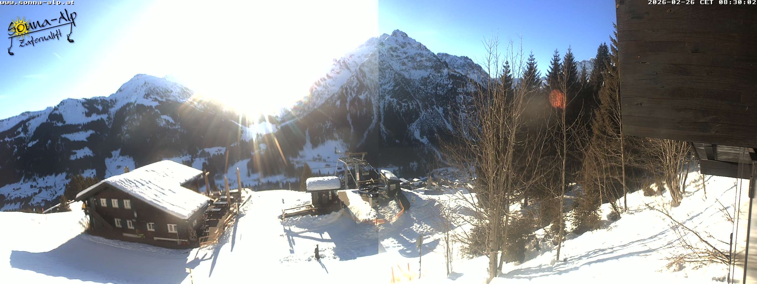 Archived image Webcam Sonna-Alp, Mittelberg