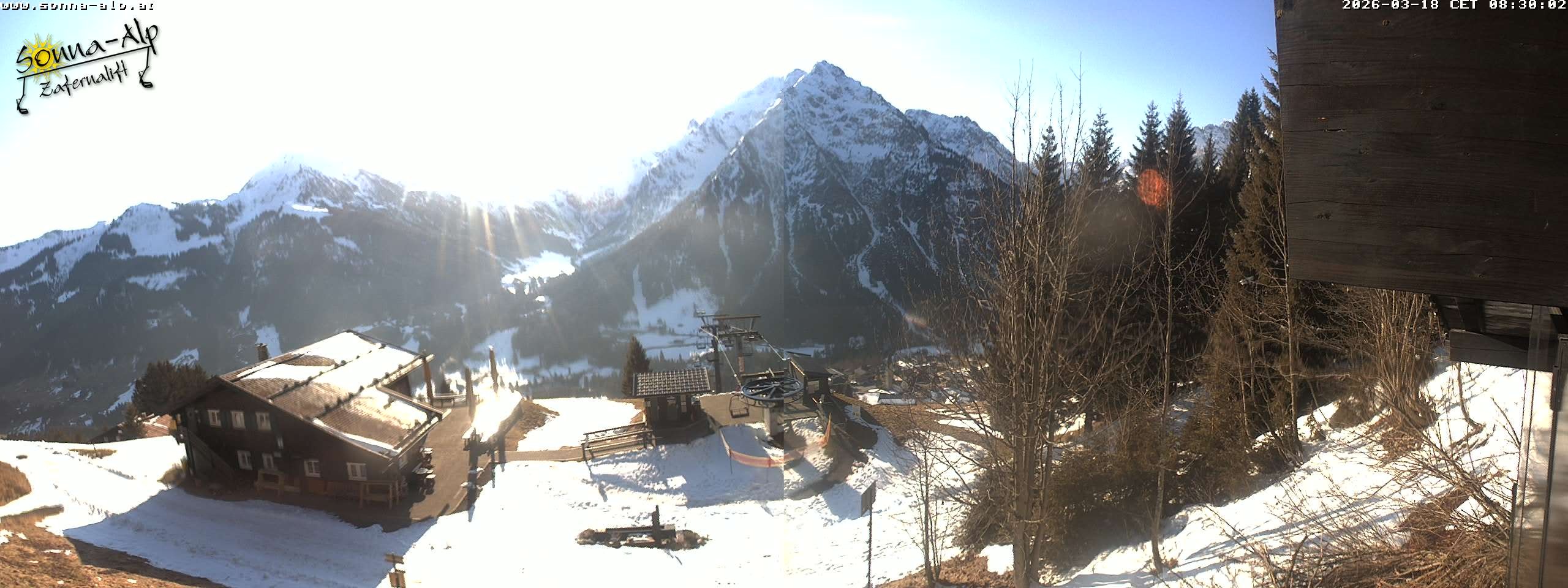 Archived image Webcam Sonna-Alp, Mittelberg
