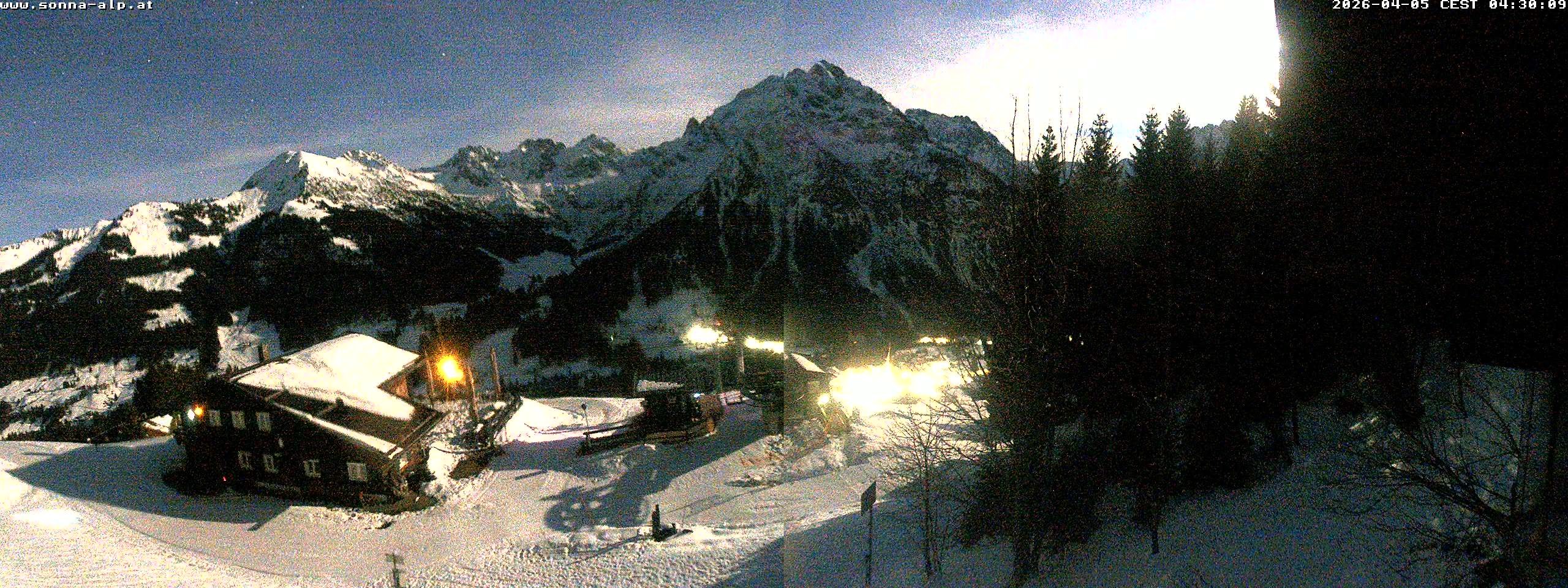 Archived image Webcam Sonna-Alp, Mittelberg