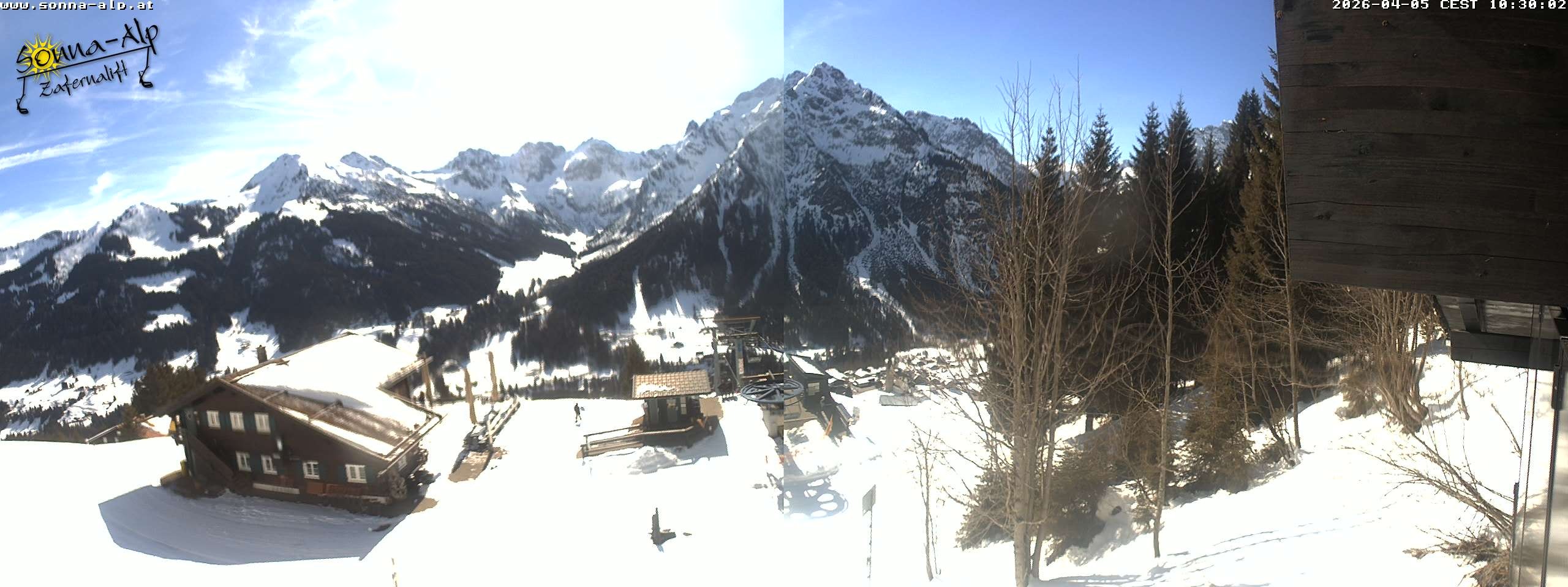 Archived image Webcam Sonna-Alp, Mittelberg