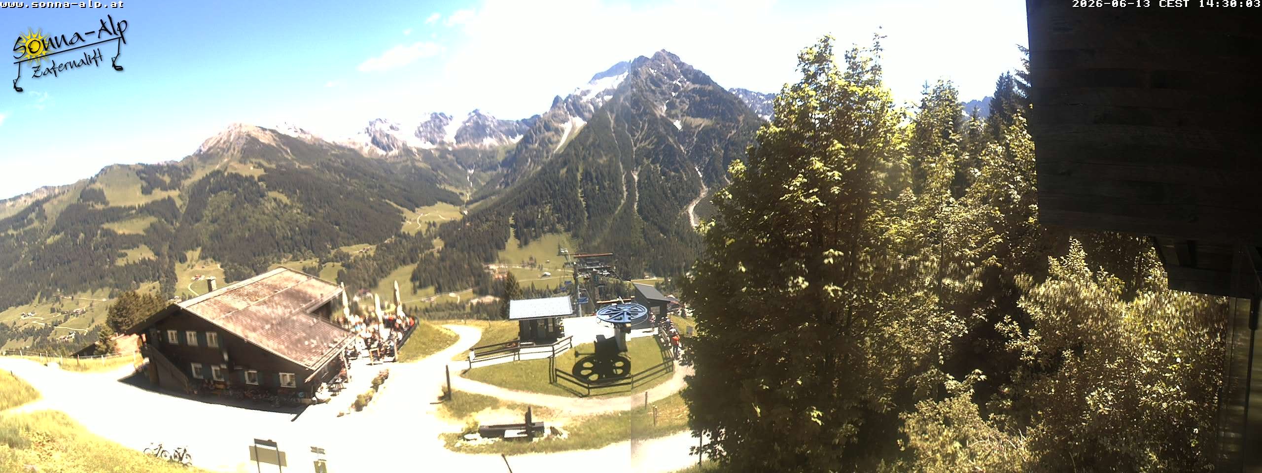 Archived image Webcam Sonna-Alp, Mittelberg