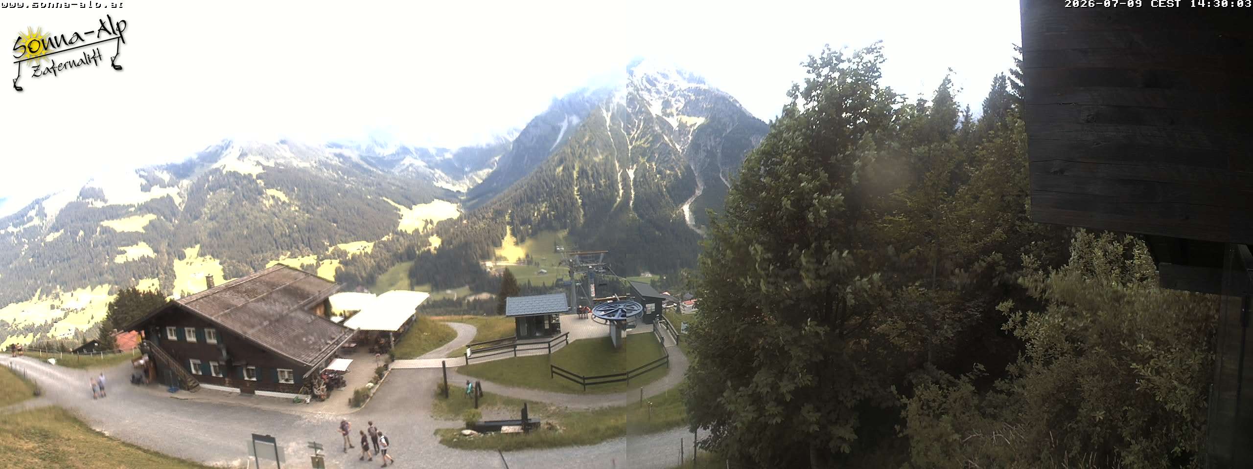 Archiv Foto Webcam Sonna Alp - Zafernalift