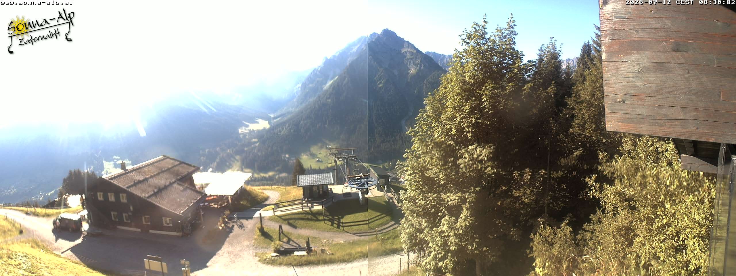 Archived image Webcam Sonna-Alp, Mittelberg