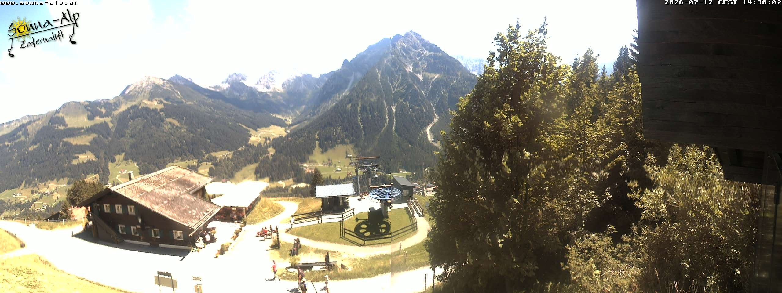 Archived image Webcam Sonna-Alp, Mittelberg