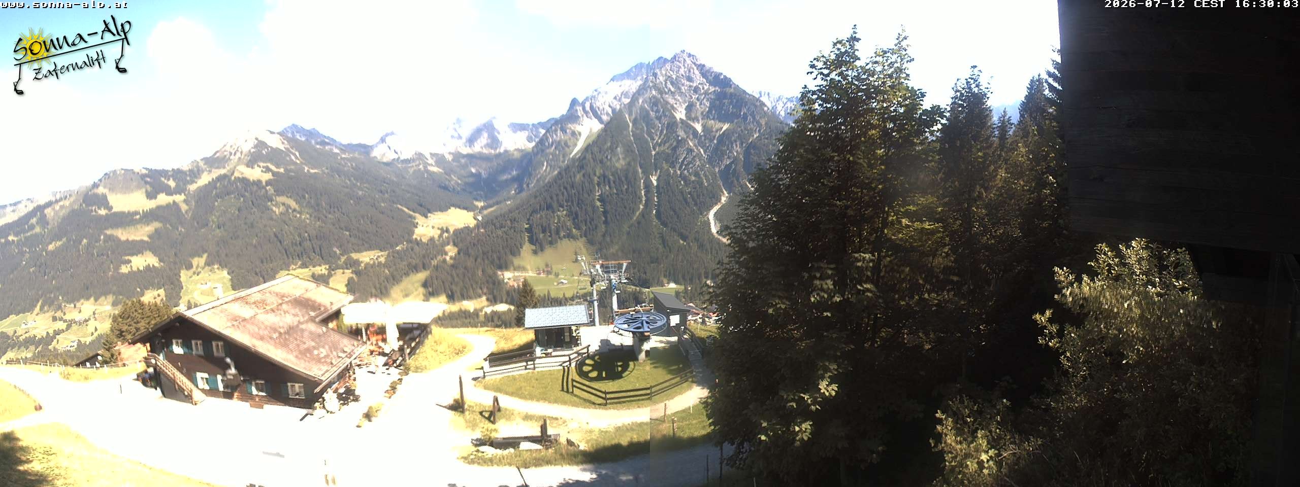 Archived image Webcam Sonna-Alp, Mittelberg