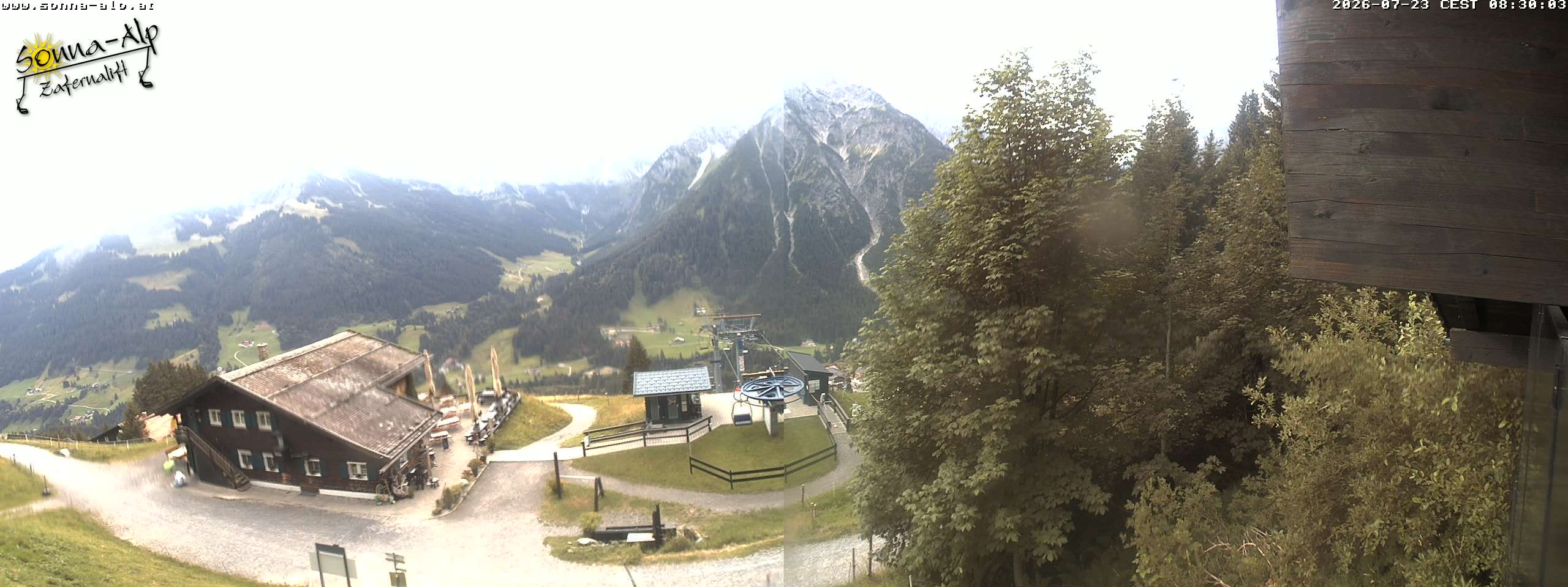 Archived image Webcam Sonna-Alp, Mittelberg