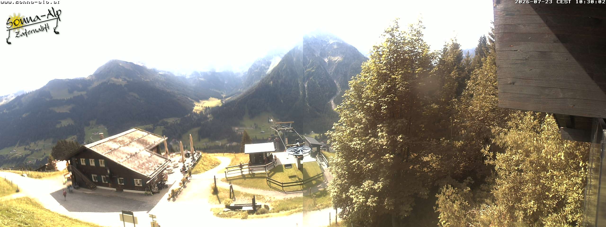 Archived image Webcam Sonna-Alp, Mittelberg