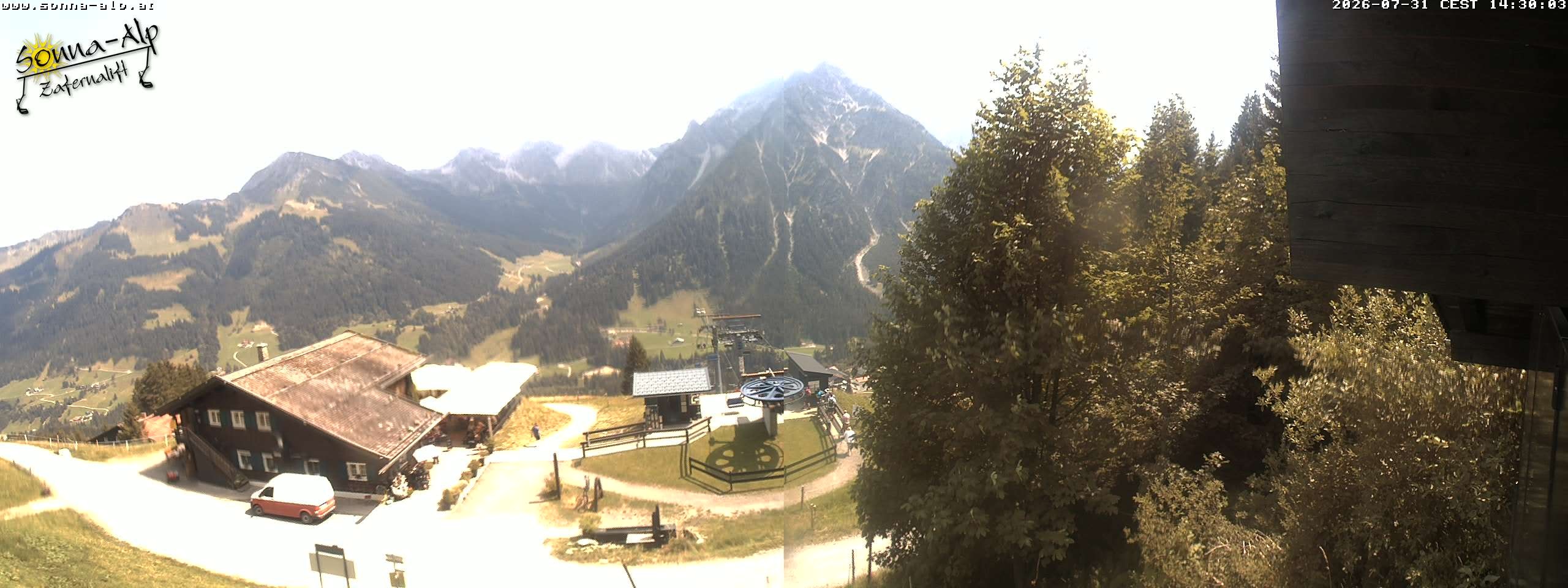 Archived image Webcam Sonna-Alp, Mittelberg