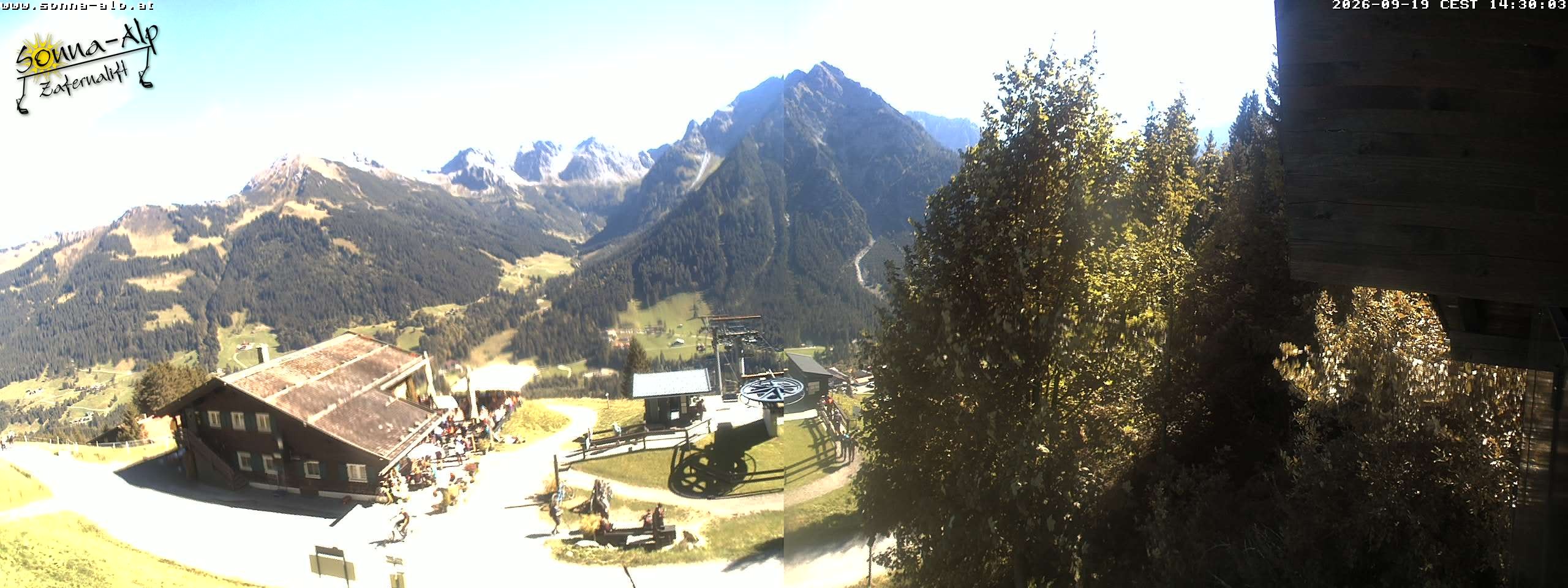 Archiv Foto Webcam Sonna Alp - Zafernalift