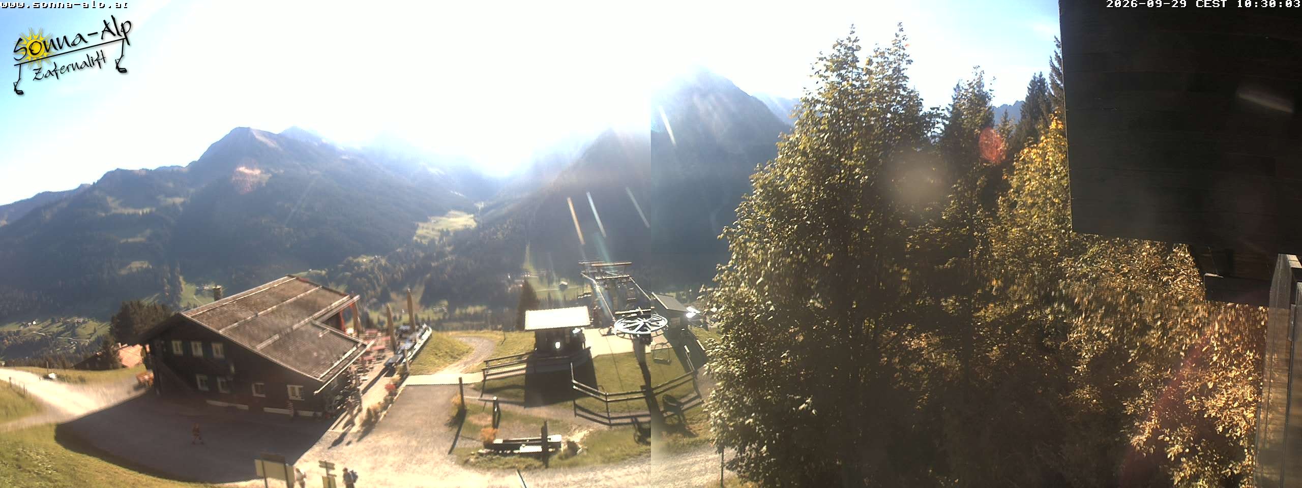 Archiv Foto Webcam Sonna Alp - Zafernalift