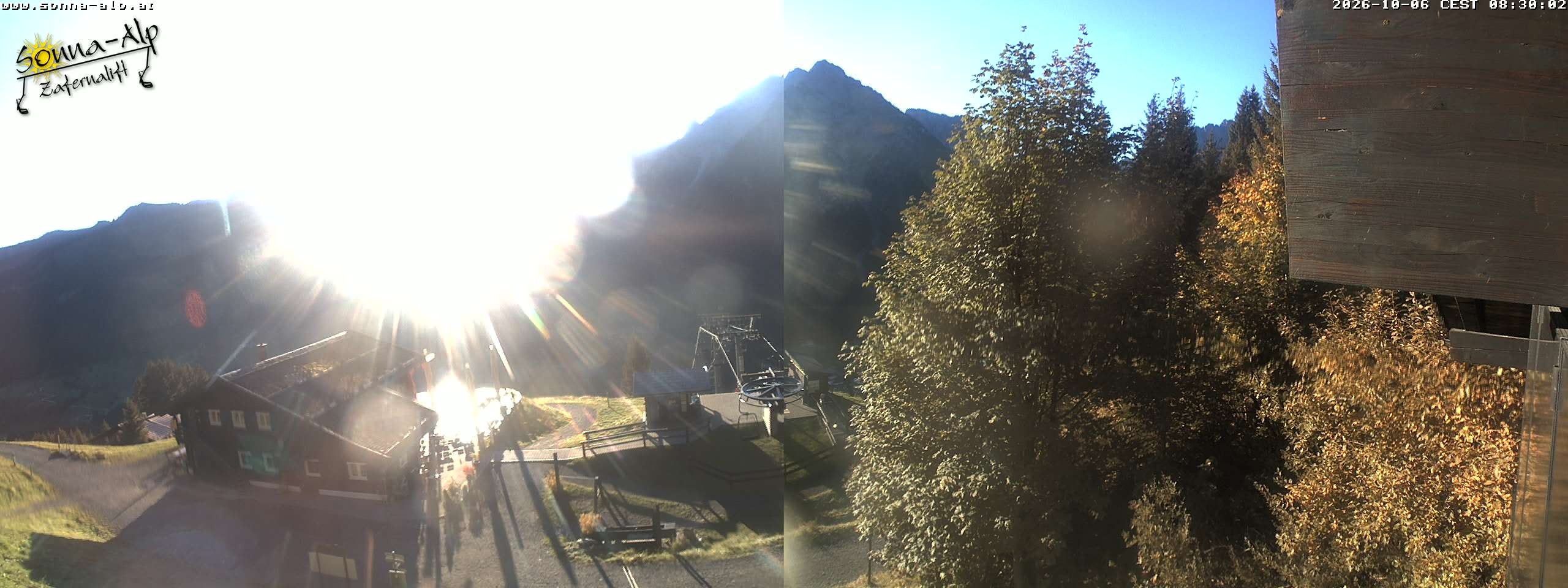 Archived image Webcam Sonna-Alp, Mittelberg