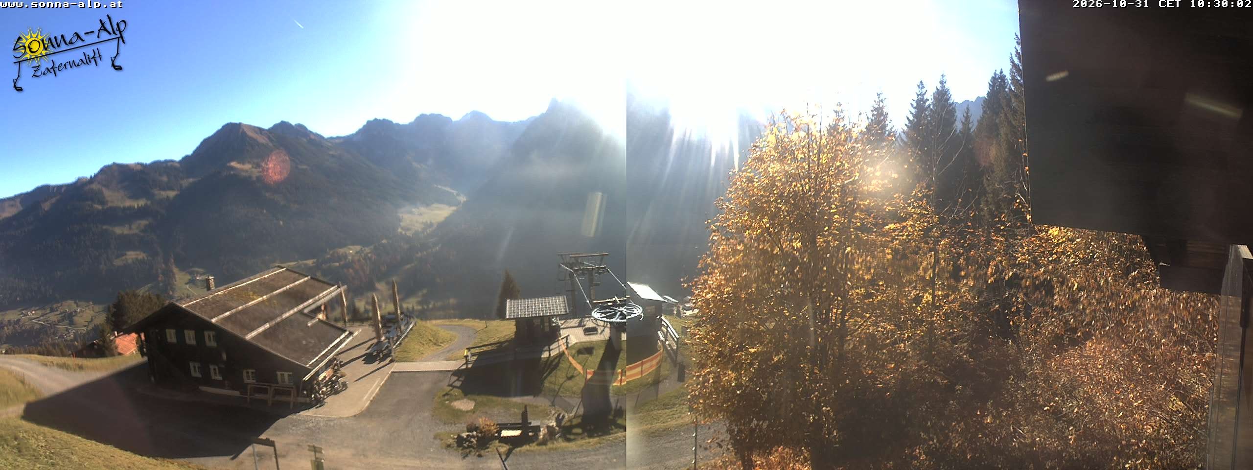 Archived image Webcam Sonna-Alp, Mittelberg
