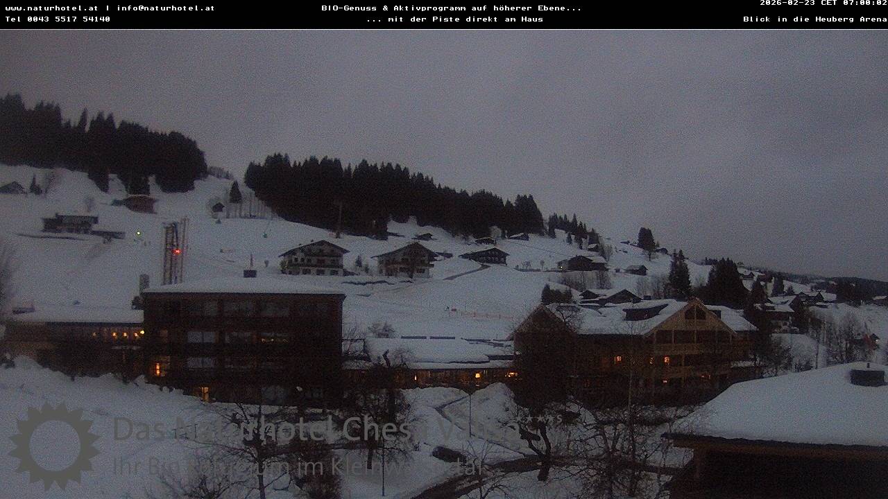 Archived image Webcam Chesa Valisa Oberhirschegg