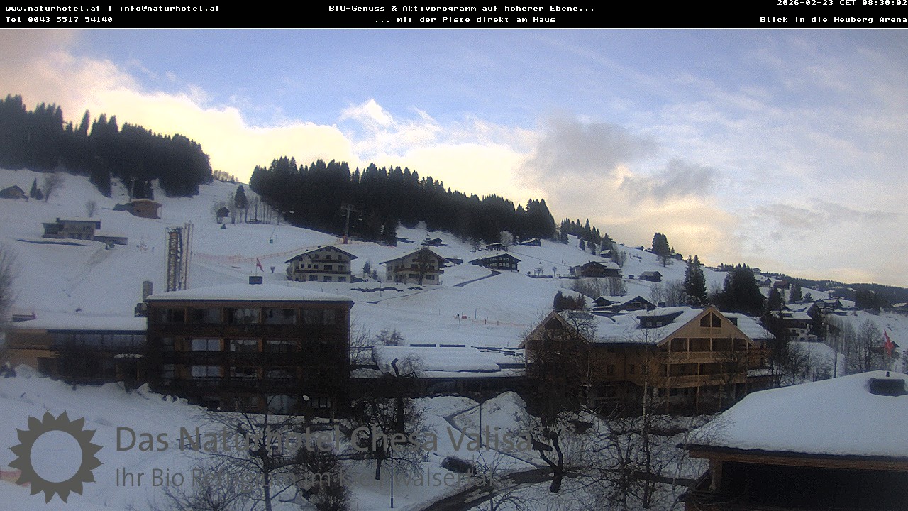 Archived image Webcam Chesa Valisa Oberhirschegg