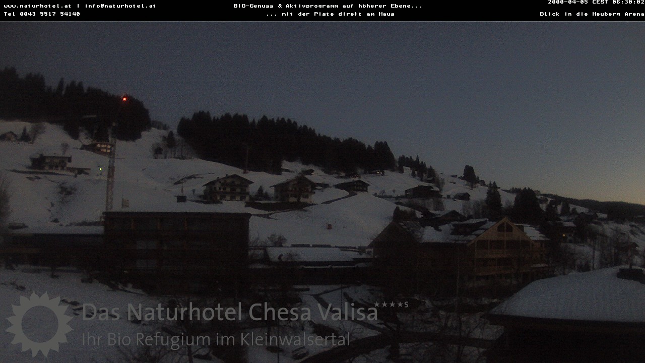 Archived image Webcam Chesa Valisa Oberhirschegg