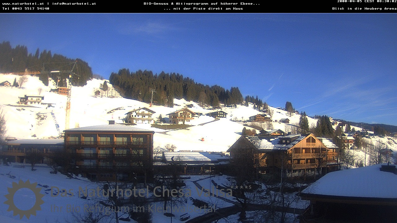 Archived image Webcam Chesa Valisa Oberhirschegg