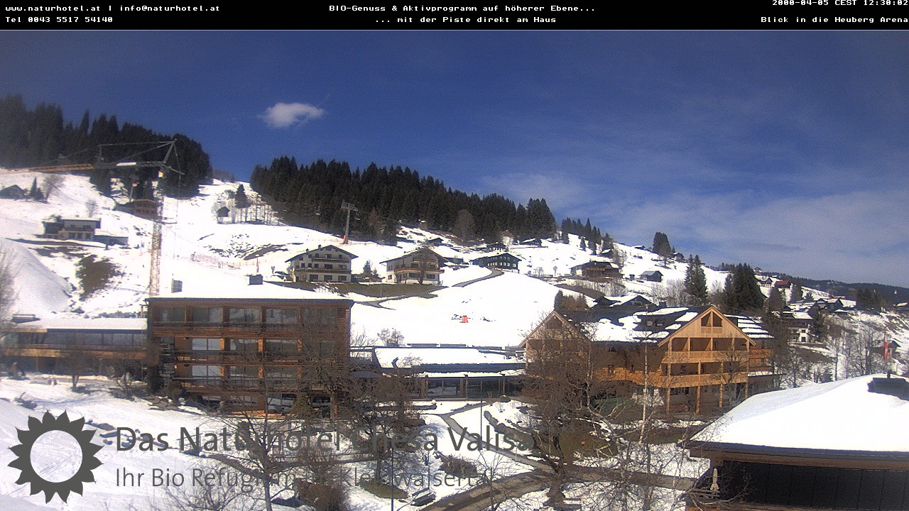 Archived image Webcam Chesa Valisa Oberhirschegg