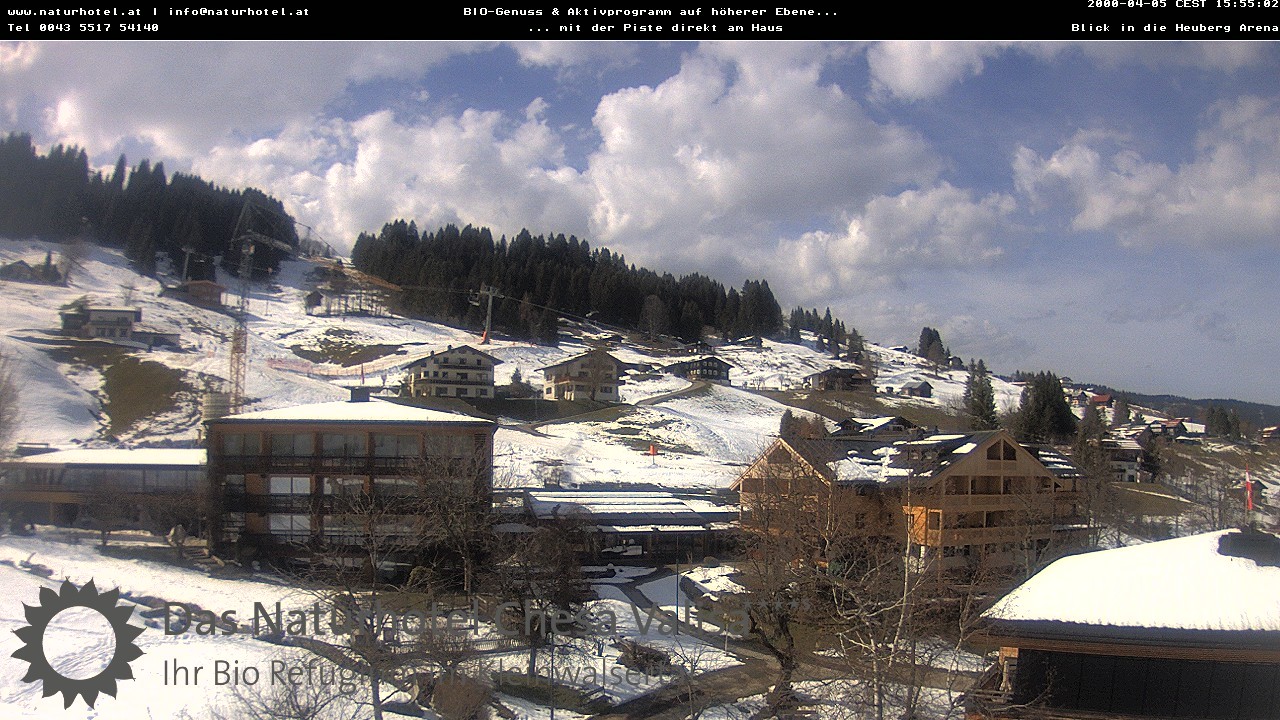 Archived image Webcam Chesa Valisa Oberhirschegg