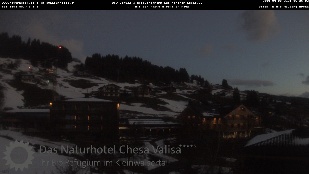 Archived image Webcam Chesa Valisa Oberhirschegg