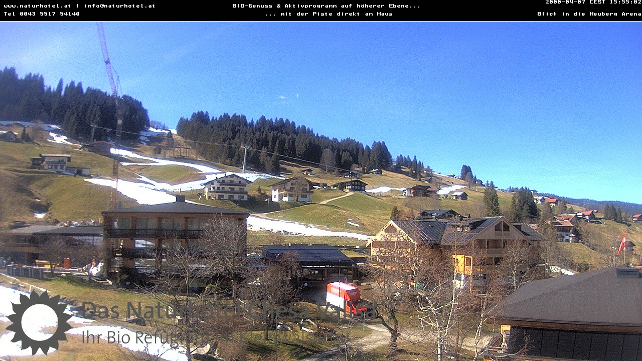 Archived image Webcam Chesa Valisa Oberhirschegg