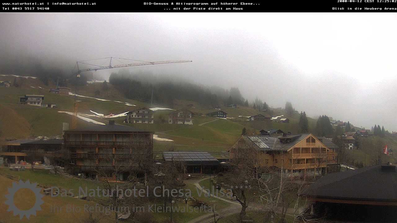 Archived image Webcam Chesa Valisa Oberhirschegg