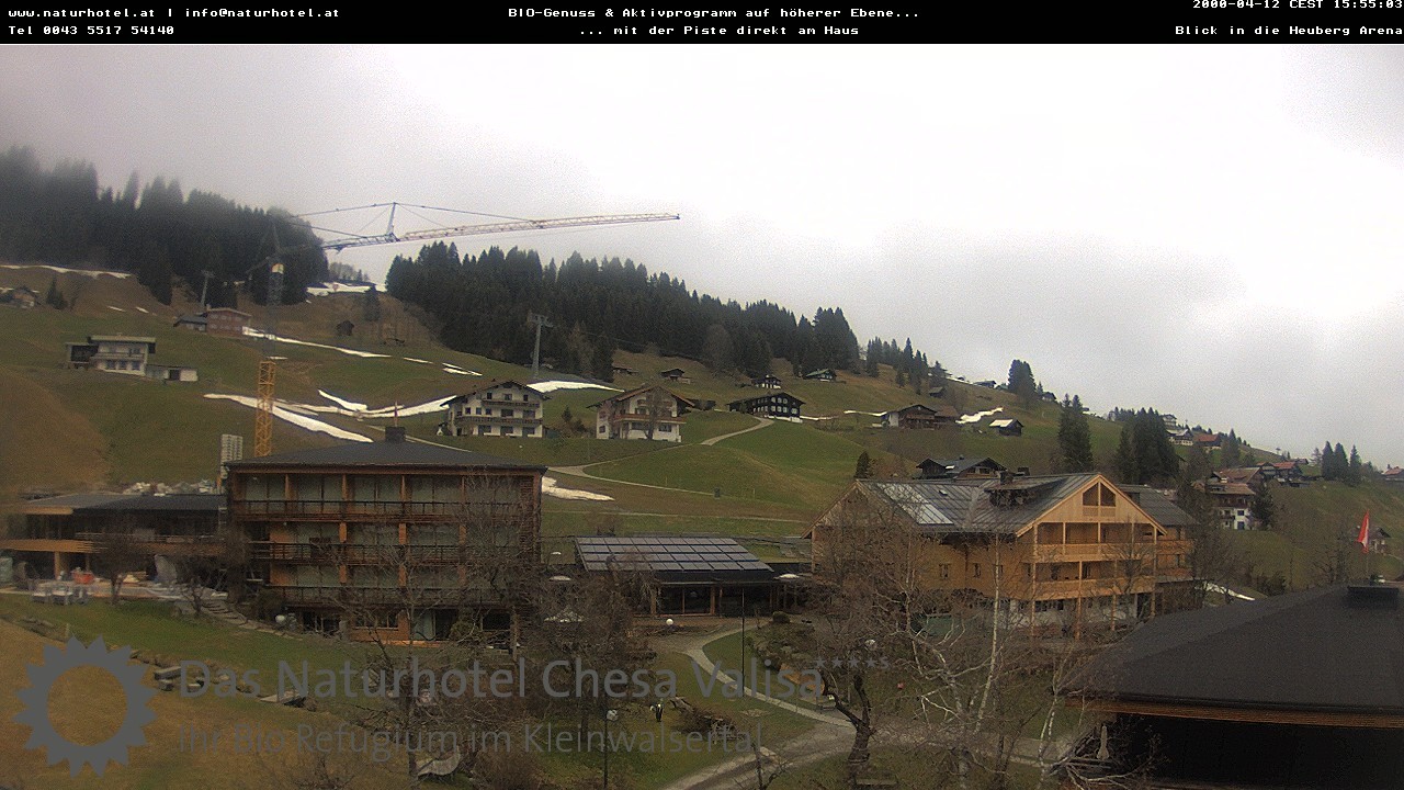 Archived image Webcam Chesa Valisa Oberhirschegg