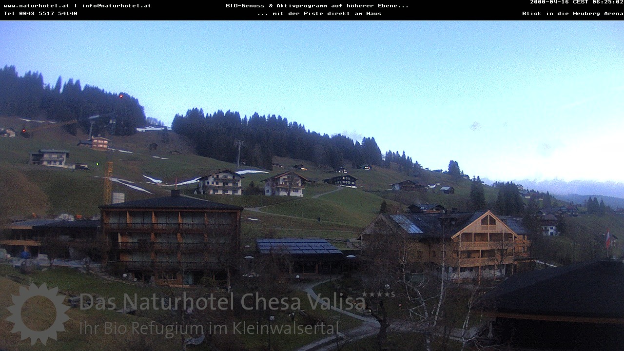 Archived image Webcam Chesa Valisa Oberhirschegg