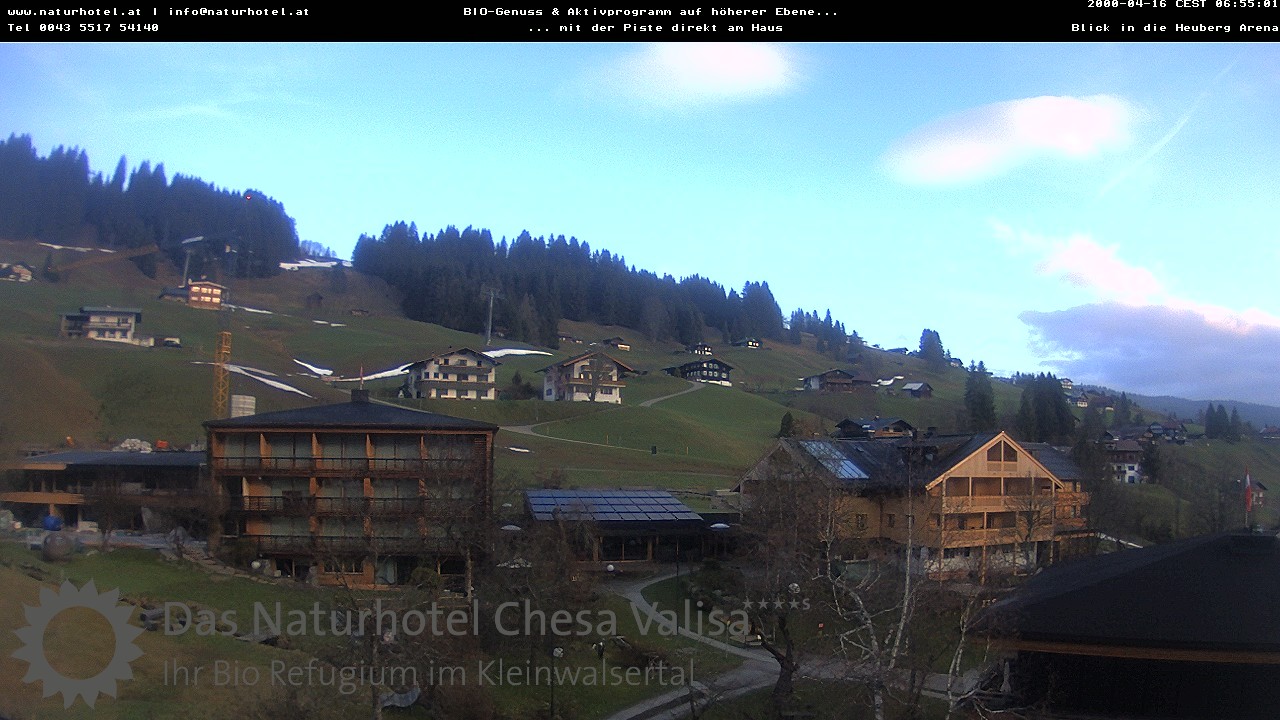 Archived image Webcam Chesa Valisa Oberhirschegg