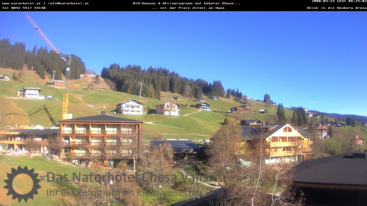 Archived image Webcam Chesa Valisa Oberhirschegg