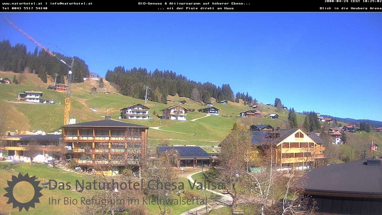 Archived image Webcam Chesa Valisa Oberhirschegg