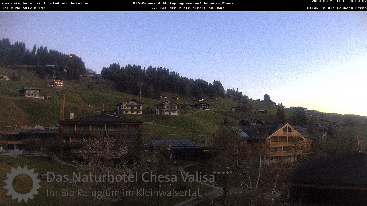 Archived image Webcam Chesa Valisa Oberhirschegg